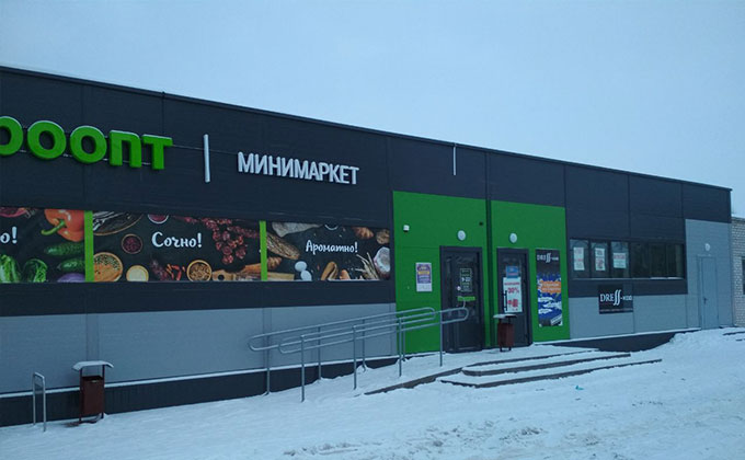 Магазин из сэндвич панелей