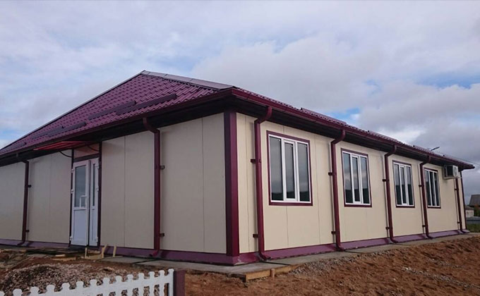 Здание из сэндвич панелей